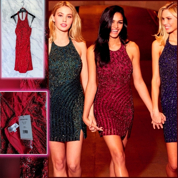 Sherri Hill Dresses & Skirts - Sherri Hill Red and Green Sequin Dresses